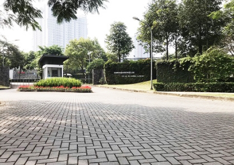 Gạch hè đường Secoin tại Gamuda Gardens